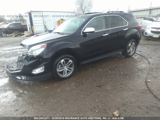 2GNFLGEK8H6344268 - 2017 CHEVROLET EQUINOX PREMIER BLACK photo 2