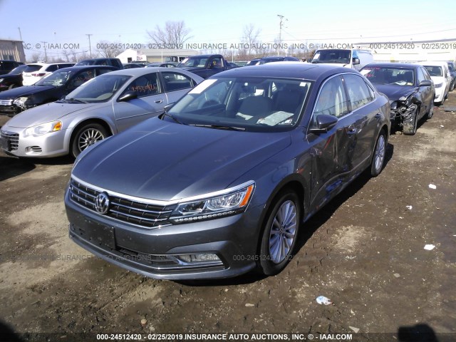 1VWBT7A38GC032685 - 2016 VOLKSWAGEN PASSAT SE GRAY photo 2