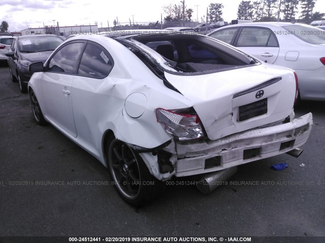 JTKDE177870188250 - 2007 TOYOTA SCION TC თეთრი ფოტო 3