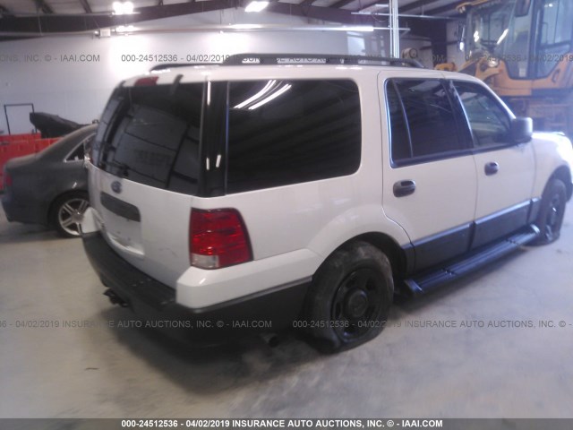 1FMPU165X6LB01593 - 2006 FORD EXPEDITION XLT WHITE photo 4