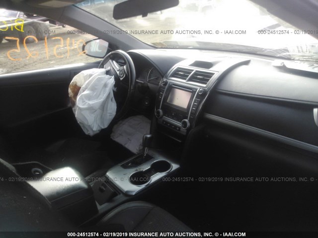 4T1BF1FK5CU583809 - 2012 TOYOTA CAMRY SE/LE/XLE 红色 照片 5