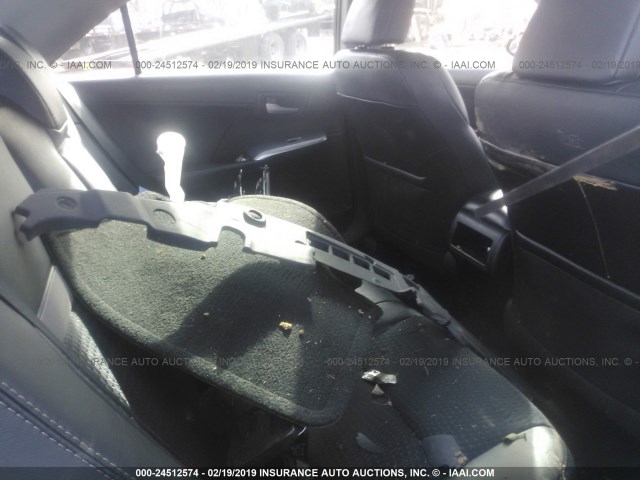 4T1BF1FK5CU583809 - 2012 TOYOTA CAMRY SE/LE/XLE 红色 照片 8