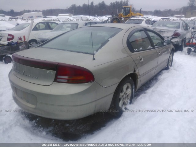 2B3HD46R14H687593 - 2004 DODGE INTREPID SE GOLD photo 4