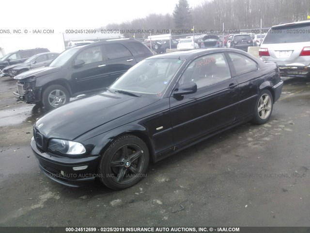 WBABM5342YJN90469 - 2000 BMW 328 CI BLACK photo 2