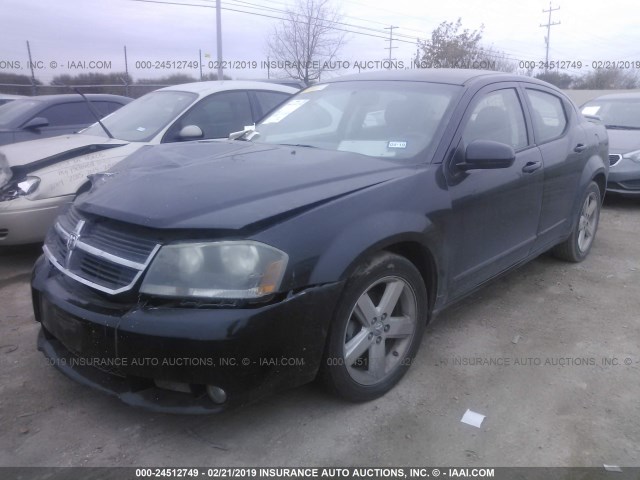 1B3LC76M88N659323 - 2008 DODGE AVENGER R/T BLACK photo 2