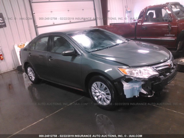 4T4BF1FK9CR166439 - 2012 TOYOTA CAMRY SE/LE/XLE 绿色 照片 1