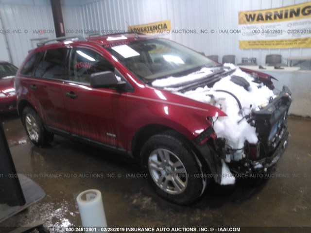 2FMDK46C67BA57277 - 2007 FORD EDGE SE RED photo 1