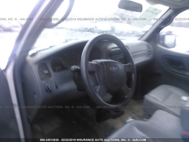 1FTYR10D06PA40080 - 2006 FORD RANGER WHITE photo 5