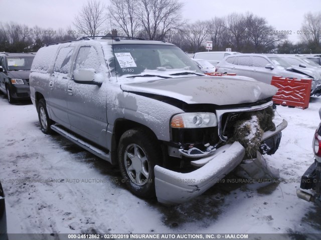 1GKFK66U95J143021 - 2005 GMC YUKON XL DENALI Pewter photo 1