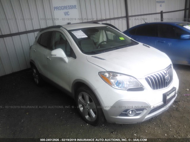 KL4CJBSB6FB127007 - 2015 BUICK ENCORE CONVENIENCE WHITE photo 1