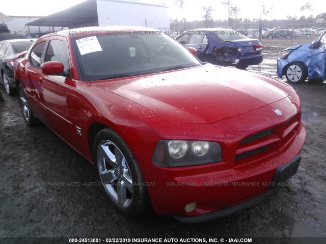 2B3LA53H98H272788 - 2008 DODGE CHARGER R/T RED photo 1