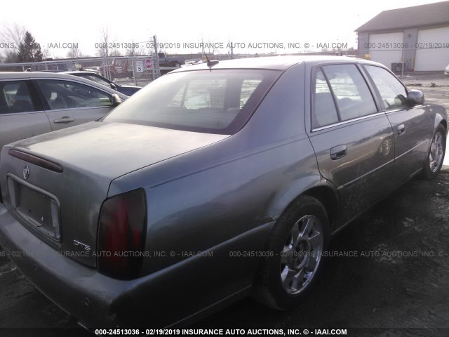 1G6KF57955U229589 - 2005 CADILLAC DEVILLE DTS GRAY photo 4