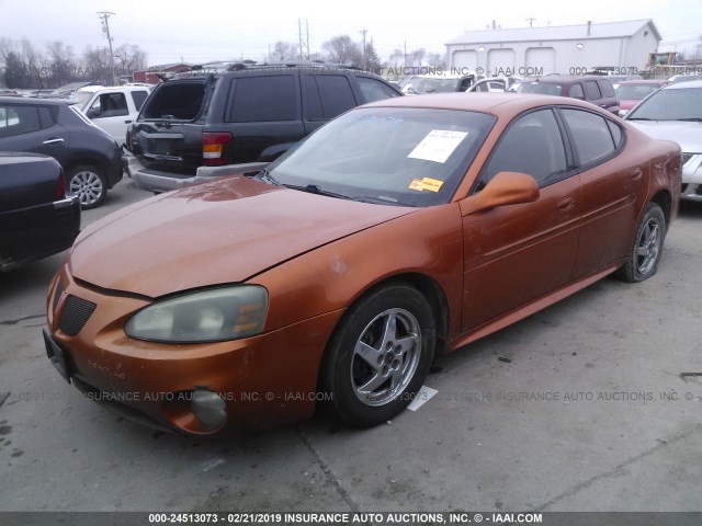 2G2WS522441132497 - 2004 PONTIAC GRAND PRIX GT2 ნარინჯისფერი ფოტო 2