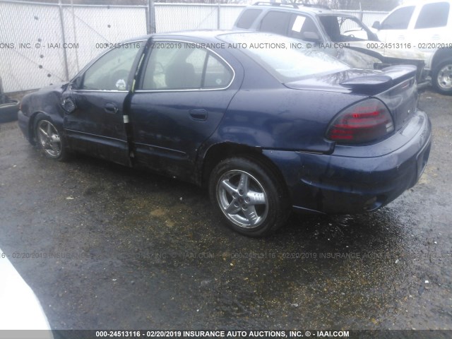 1G2NF52E64M573143 - 2004 PONTIAC GRAND AM SE1 BLUE photo 3