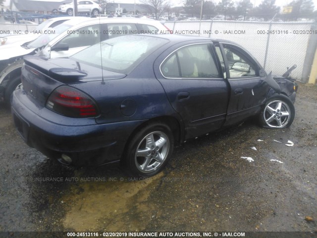 1G2NF52E64M573143 - 2004 PONTIAC GRAND AM SE1 BLUE photo 4