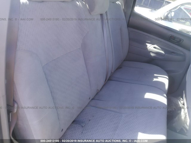 3TMJU4GN3BM124118 - 2011 TOYOTA TACOMA DOUBLE CAB PRERUNNER SILVER photo 8