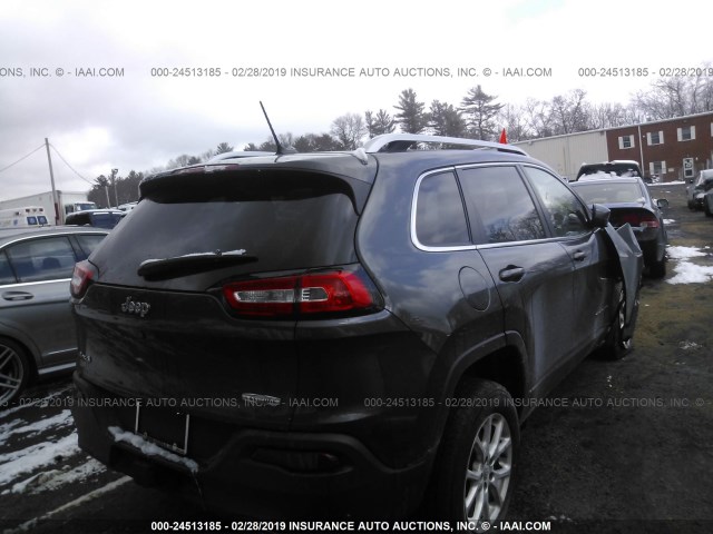 1C4PJMCS4FW530090 - 2015 JEEP CHEROKEE LATITUDE GRAY photo 4