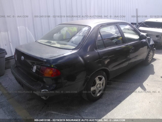 1NXBR12E6XZ179950 - 1999 TOYOTA COROLLA VE/CE/LE BLACK photo 4