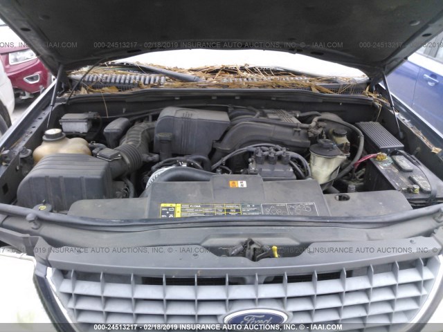 1FMZU63E82UA63683 - 2002 FORD EXPLORER XLT BLACK photo 10