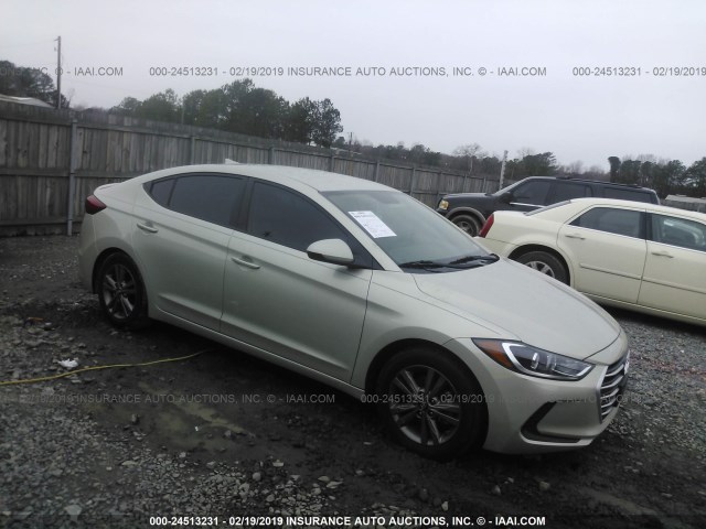 5NPD84LF0HH173758 - 2017 HYUNDAI ELANTRA SE/VALUE/LIMITED GRAY photo 1