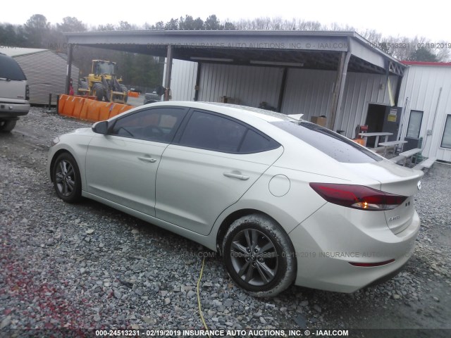 5NPD84LF0HH173758 - 2017 HYUNDAI ELANTRA SE/VALUE/LIMITED GRAY photo 3