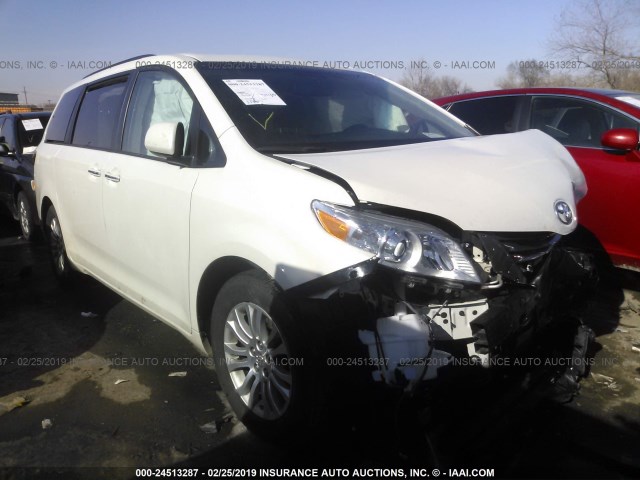 5TDYK3DC8FS601469 - 2015 TOYOTA SIENNA XLE/LIMITED WHITE photo 1