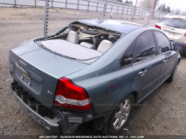 YV1MS382X52108571 - 2005 VOLVO S40 2.4I GREEN photo 4