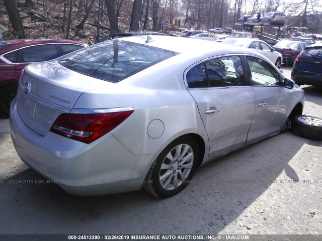 1G4GA5GR2EF301415 - 2014 BUICK LACROSSE TAN photo 4