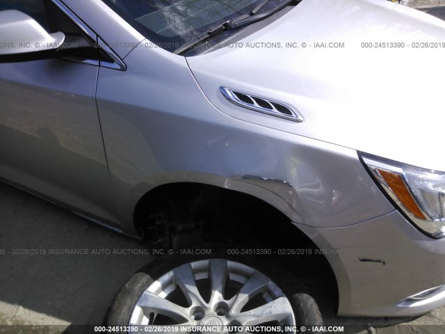 1G4GA5GR2EF301415 - 2014 BUICK LACROSSE TAN photo 6