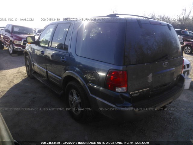 1FMFU18L73LB64573 - 2003 FORD EXPEDITION EDDIE BAUER BLUE photo 3