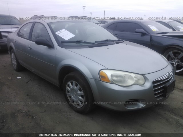 1C3EL46R04N127645 - 2004 CHRYSLER SEBRING LX GREEN photo 1