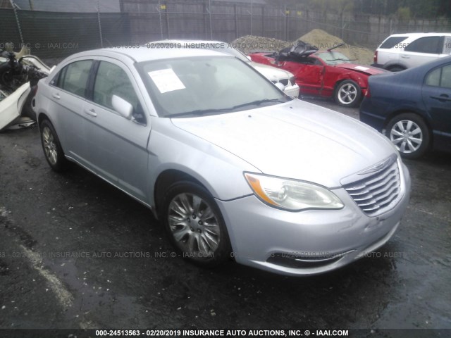 1C3BC4FG8BN585626 - 2011 CHRYSLER 200 LX SILVER photo 1