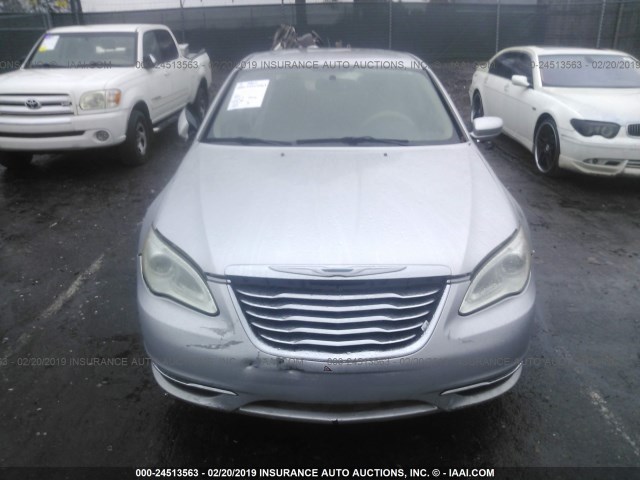 1C3BC4FG8BN585626 - 2011 CHRYSLER 200 LX SILVER photo 6