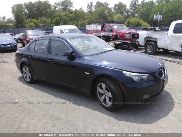 WBANV13508CZ56039 - 2008 BMW 528 XI Navy photo 1