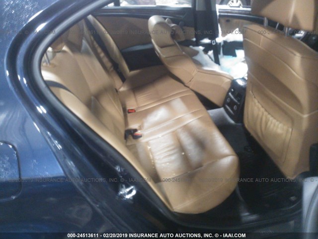 WBANV13508CZ56039 - 2008 BMW 528 XI Navy photo 8