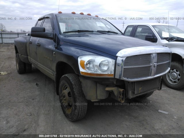 3D7MX48C46G210954 - 2006 DODGE RAM 3500 ST/SLT Dark Blue photo 1