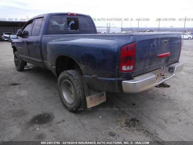 3D7MX48C46G210954 - 2006 DODGE RAM 3500 ST/SLT Dark Blue photo 3