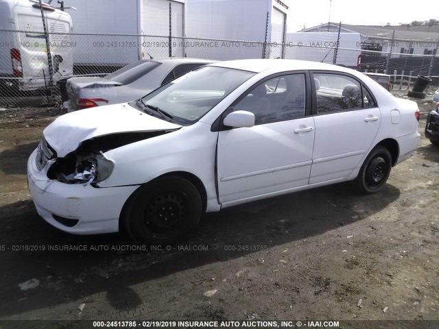 1NXBR32E44Z193837 - 2004 TOYOTA COROLLA CE/LE/S WHITE photo 2