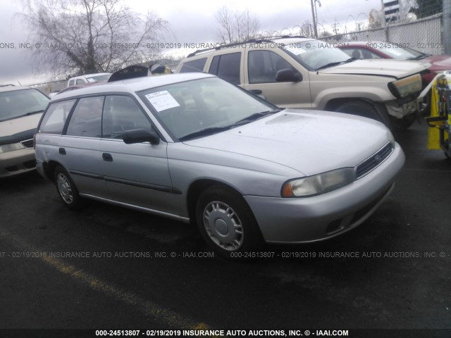 4S3BK4352V7319173 - 1997 SUBARU LEGACY L SILVER photo 1