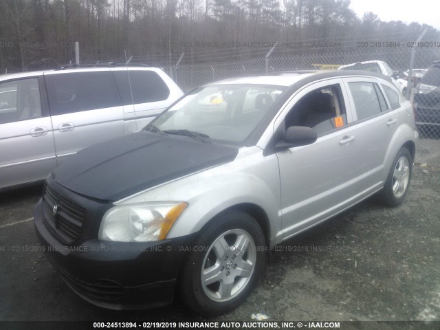 1B3HB48AX9D108702 - 2009 DODGE CALIBER SXT SILVER photo 2