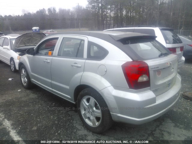 1B3HB48AX9D108702 - 2009 DODGE CALIBER SXT SILVER photo 3