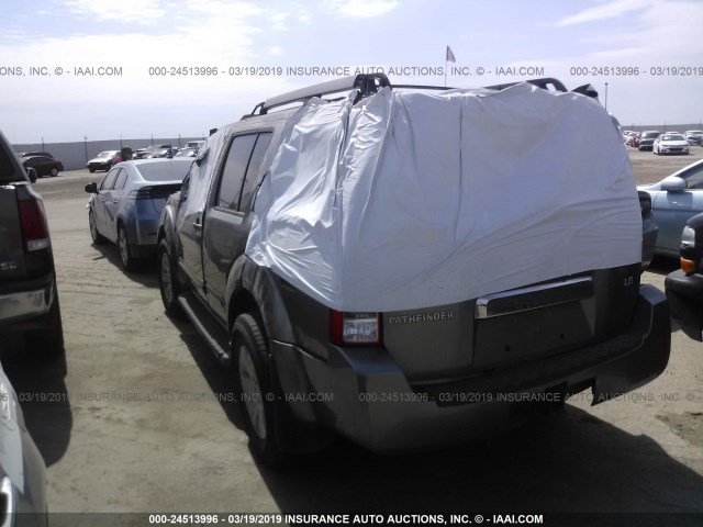 5N1AR18W25C742331 - 2005 NISSAN PATHFINDER LE/SE/XE GOLD photo 3