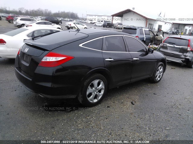 5J6TF1H59AL016466 - 2010 HONDA ACCORD CROSSTOUR EXL BLACK photo 4