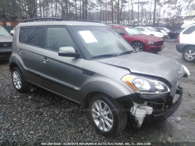 KNDJT2A68D7550487 - 2013 KIA SOUL +/!/SPORT GRAY photo 1