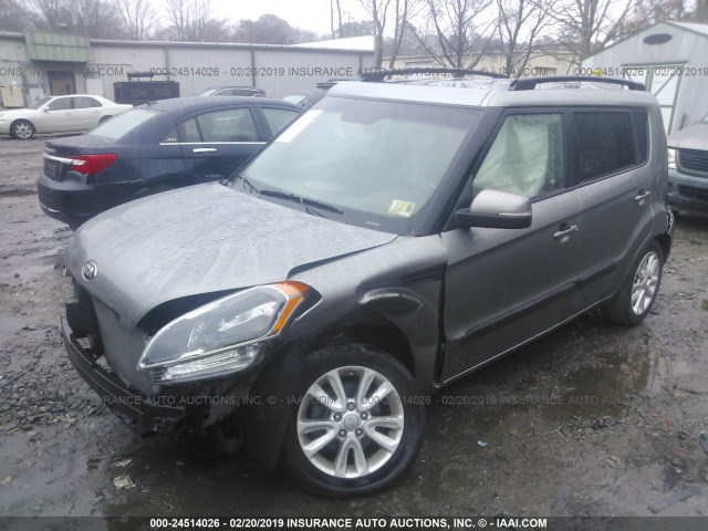 KNDJT2A68D7550487 - 2013 KIA SOUL +/!/SPORT GRAY photo 2