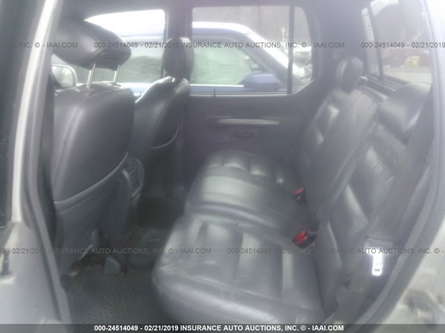 1FMZU67E32UB94790 - 2002 FORD EXPLORER SPORT TR  SILVER photo 8