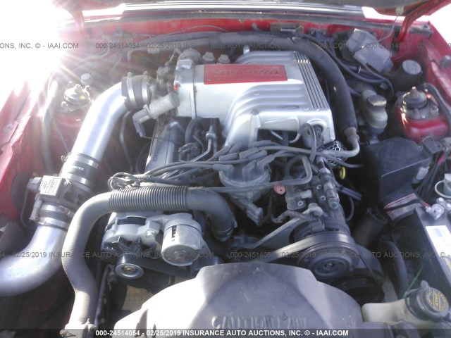 1FACP44EXPF140706 - 1993 FORD MUSTANG LX RED photo 10