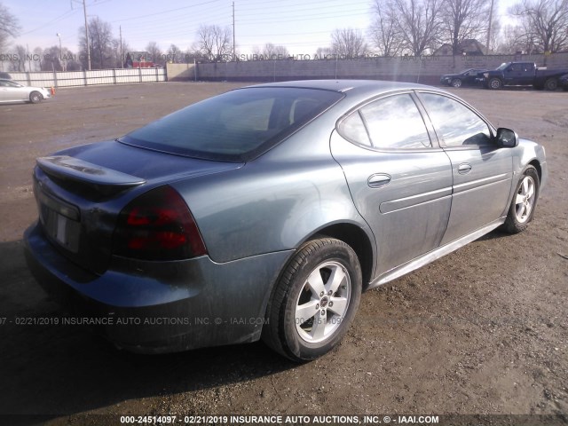 2G2WP552X61204867 - 2006 PONTIAC GRAND PRIX BLUE photo 4