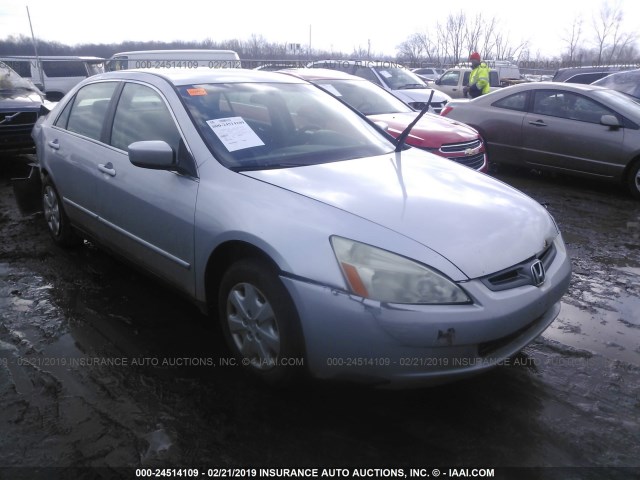 1HGCM56313A112645 - 2003 HONDA ACCORD LX SILVER photo 1