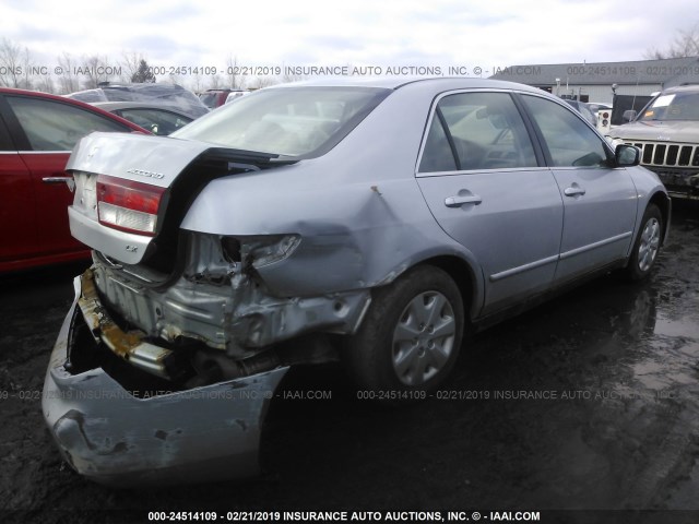 1HGCM56313A112645 - 2003 HONDA ACCORD LX SILVER photo 4